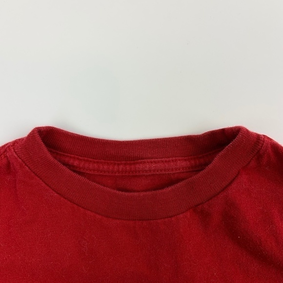 Old Navy T Shirt Kids Small Crew Neck Short Sleeve Solid Red - Picture 3 of 6
